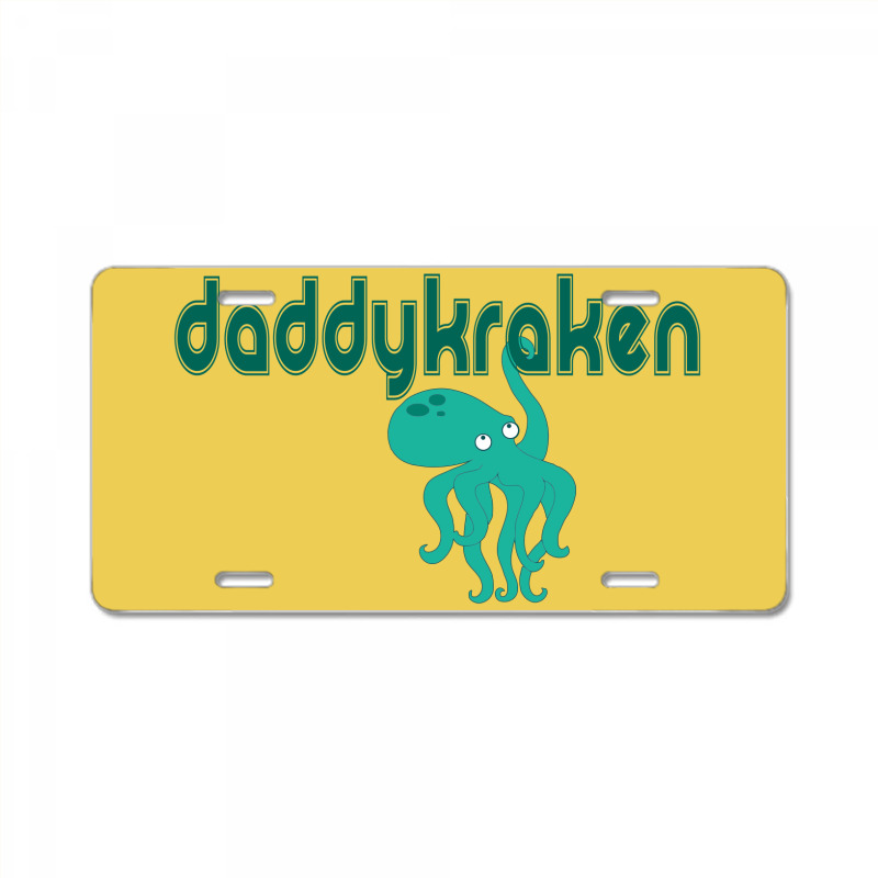 Daddy Kraken License Plate | Artistshot