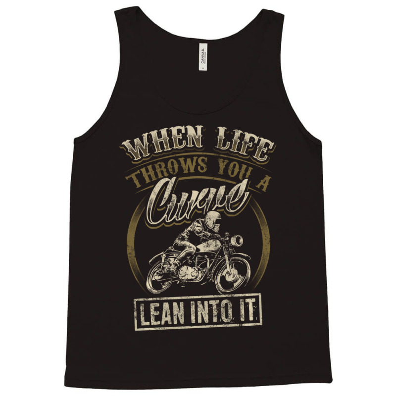 Cool Biker Quote Motorcycle Saying Love Riding Tank Top by cm-arts | Artistshot