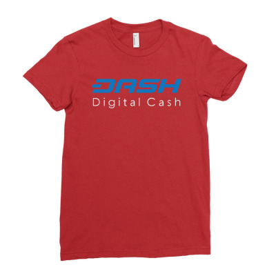 Dash Digital Cash Ladies Fitted T-shirt Designed By Butterfly99