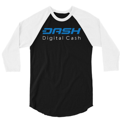 Dash Digital Cash 3/4 Sleeve Shirt Designed By Butterfly99