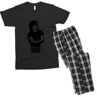 Cougar - The Black Stencil Men's T-shirt Pajama Set | Artistshot