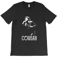 Cougar - The White Stencil-2 1 T-shirt | Artistshot