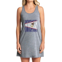 American Samoa American Samoan Barcode Love Flag Tank Dress | Artistshot