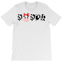 Poppa Cow Farming Birthday Barnyard Family Matching T Shirt T-shirt | Artistshot