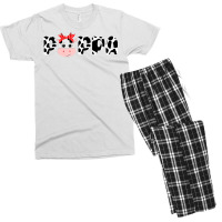 Poppa Cow Farming Birthday Barnyard Family Matching T Shirt Men's T-shirt Pajama Set | Artistshot