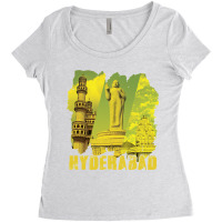 Hyderabad - Multicultural City Women's Triblend Scoop T-shirt | Artistshot