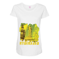 Hyderabad - Multicultural City Maternity Scoop Neck T-shirt | Artistshot