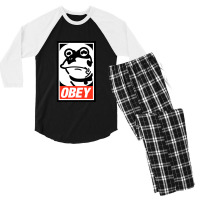 Obey Hypnotic Toad Men's 3/4 Sleeve Pajama Set | Artistshot