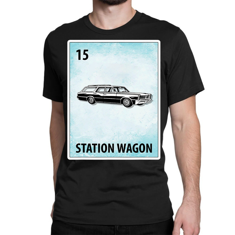 Station Wagon Mexican Cards T Shirt Classic T-shirt by Cardenas | Artistshot