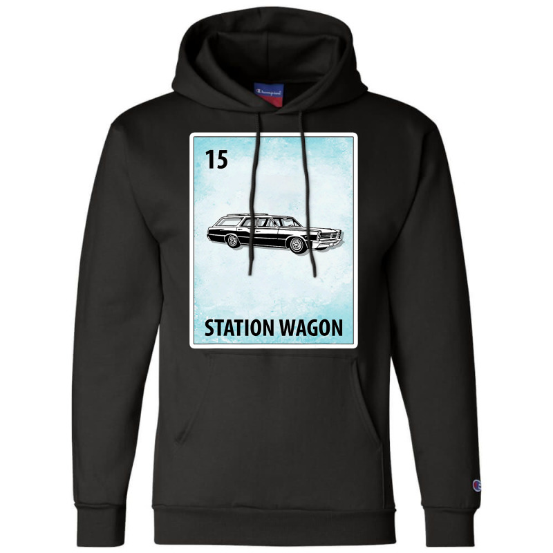 Station Wagon Mexican Cards T Shirt Champion Hoodie by Cardenas | Artistshot