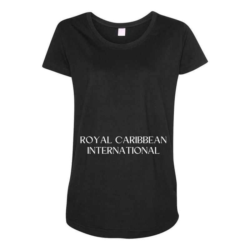 Royal Caribbean International Maternity Scoop Neck T-shirt by cm-arts | Artistshot