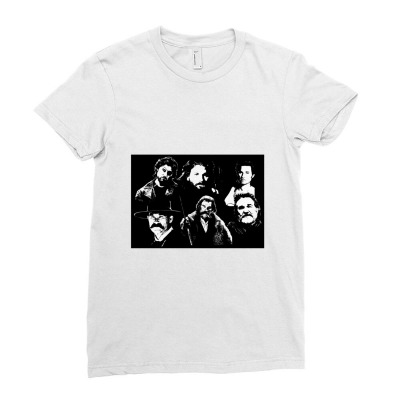 Kurt Russell And His Best Roles   Kurt Russell Ladies Fitted T-shirt Designed By Bazgrafton