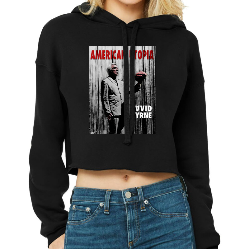 American Utopia Cropped Hoodie by DeniseRamsey | Artistshot