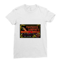 Lampini Chamber Of Horrors, Cracked Paint Distressed Ladies Fitted T-shirt | Artistshot