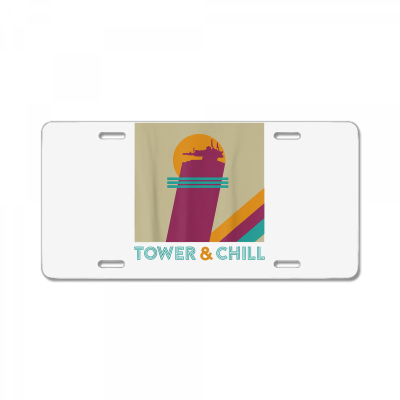 Retro Tower & Chill Tee   Gamer Titan Hunter Warlock T Shirt License Plate | Artistshot