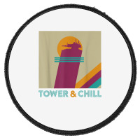 Retro Tower & Chill Tee   Gamer Titan Hunter Warlock T Shirt Round Patch | Artistshot