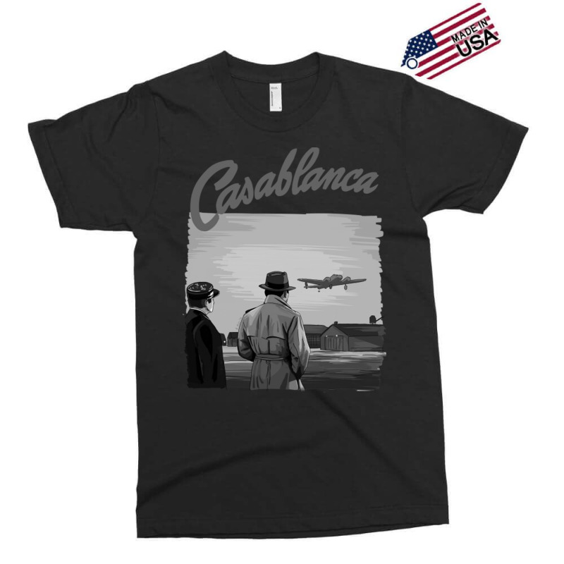 Casablanca Casablanca Illustration With Title Exclusive T-shirt by cm-arts | Artistshot