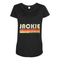 Womens Jackie Name Personalized Retro Vintage Birthday V-neck Maternity Scoop Neck T-shirt | Artistshot