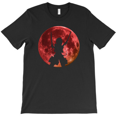 Anime Moon T-shirt Designed By Laylai