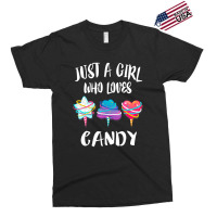 Just A Girl Who Loves Candy Gift Exclusive T-shirt | Artistshot