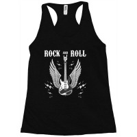 Rock And Roll Music Guitar Lovers Racerback Tank | Artistshot