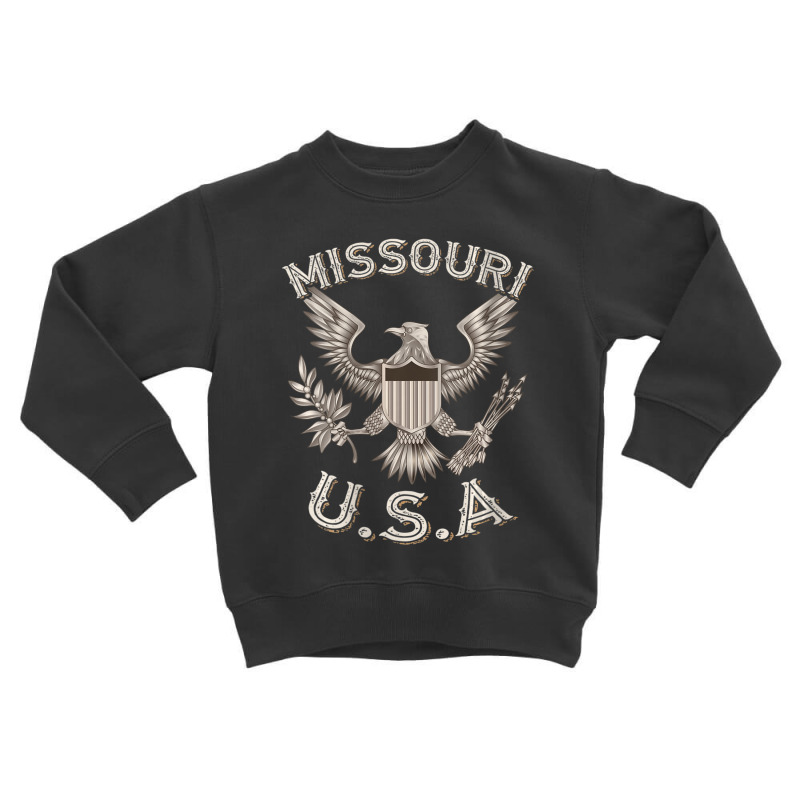 Womens Missouri Usa Patriot Eagle Vintage Distressed V-neck Toddler Sweatshirt | Artistshot