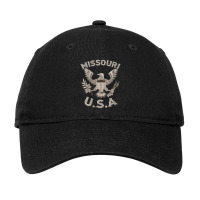 Womens Missouri Usa Patriot Eagle Vintage Distressed V-neck Adjustable Cap | Artistshot