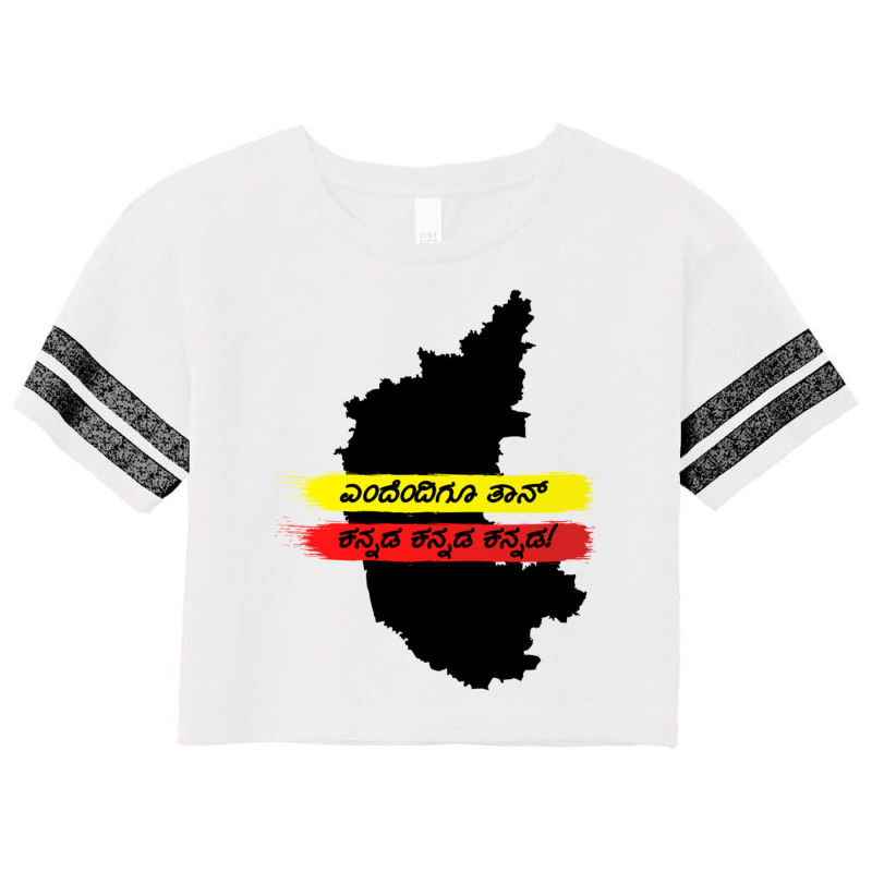 Yendendigu Kannada- Kannada Rajyotsava Design Scorecard Crop Tee by cm-arts | Artistshot