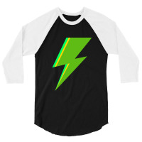 Bowie Green Lightning Bolt Premium 3/4 Sleeve Shirt | Artistshot