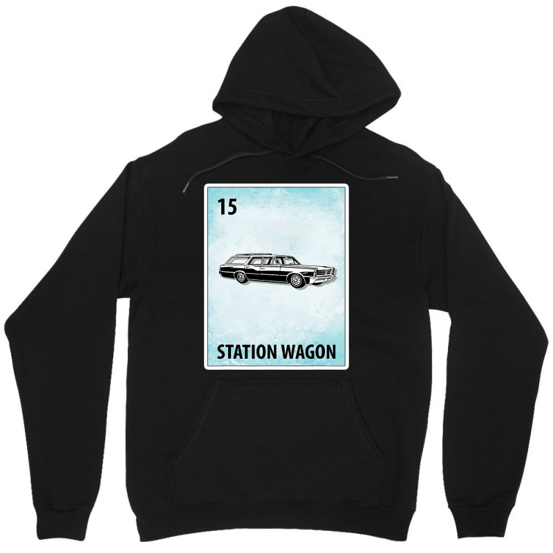 Station Wagon Mexican Cards T Shirt Unisex Hoodie by Michael Ellis | Artistshot