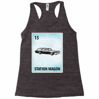 Station Wagon Mexican Cards T Shirt Racerback Tank | Artistshot