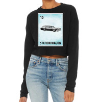 Station Wagon Mexican Cards T Shirt Cropped Sweater | Artistshot