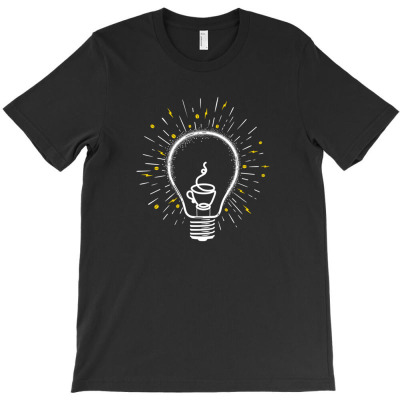 Coffee Is A Good Idea T-shirt Designed By Laylai