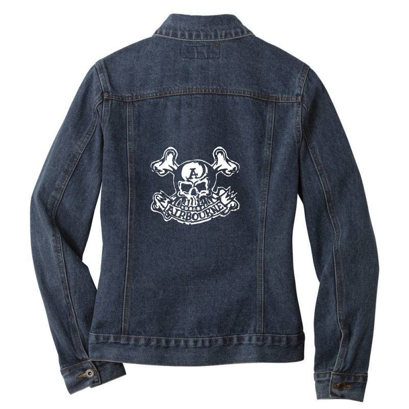 Running Wild 1 Ladies Denim Jacket by cm-arts | Artistshot