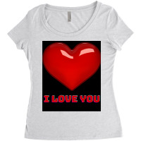 I Love You. Women's Triblend Scoop T-shirt | Artistshot