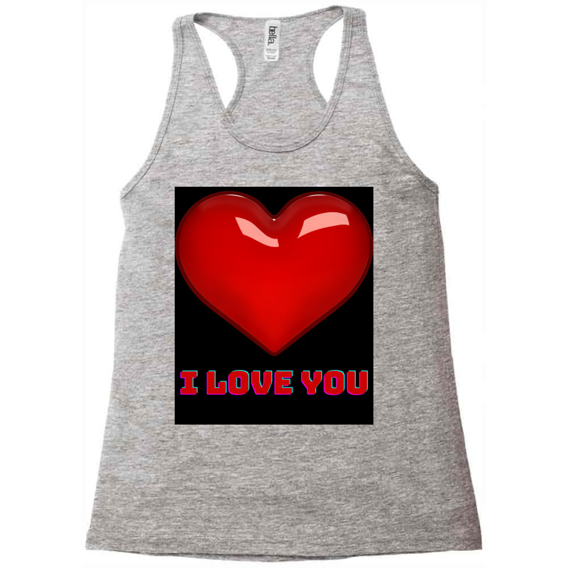 I Love You. Racerback Tank by cm-arts | Artistshot