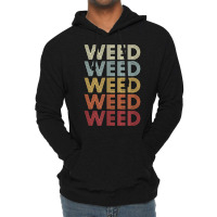 Weed California Weed Ca Retro Vintage Text T Shirt Lightweight Hoodie | Artistshot