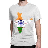 India In Its Various Languages Classic T-shirt | Artistshot