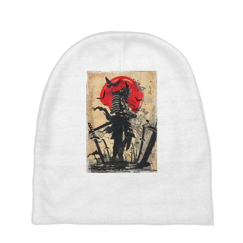 Samurai Warrior Bushido Code Japanese Swordsmen T Shirt Baby Beanies by cm-arts | Artistshot