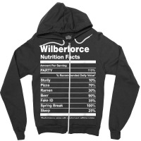 Wilberforce Nutrition Facts College University T Shirt Zipper Hoodie | Artistshot