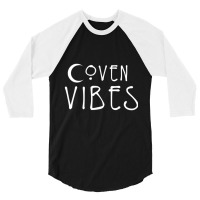 Coven Vibes Witch Wiccan And Pagan Halloween 3/4 Sleeve Shirt | Artistshot