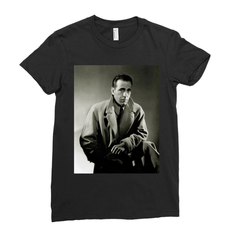 Humphrey Bogart Humphrey Bogart (6) Ladies Fitted T-Shirt by cm-arts | Artistshot