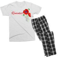 Veterans Day Gift, Flanders Field, The Red Poppy, Remember T Shirt Men's T-shirt Pajama Set | Artistshot