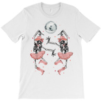 Wild And Free Ballerina Dancer Skeleton Western Halloween T Shirt T-shirt | Artistshot