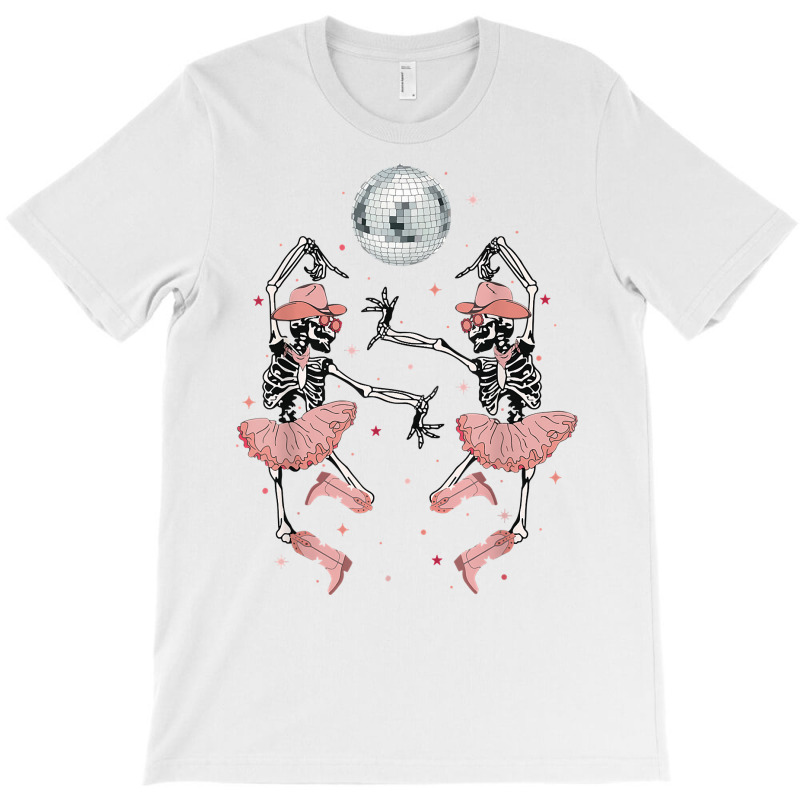 Wild And Free Ballerina Dancer Skeleton Western Halloween T Shirt T-shirt | Artistshot