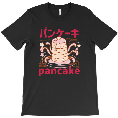 Japanese Fluffy Pancakes Monster T-shirt Designed By Laylai