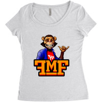 Funky Monkey Frat House Logo And Mike Monkey Classic T Shirt Women's Triblend Scoop T-shirt | Artistshot