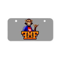 funky monkey frat house logo and mike monkey classic t shirt Bicycle License Plate | Artistshot