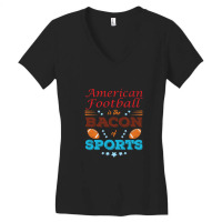 American Football Is The Bacon Of Sports Women's V-neck T-shirt | Artistshot