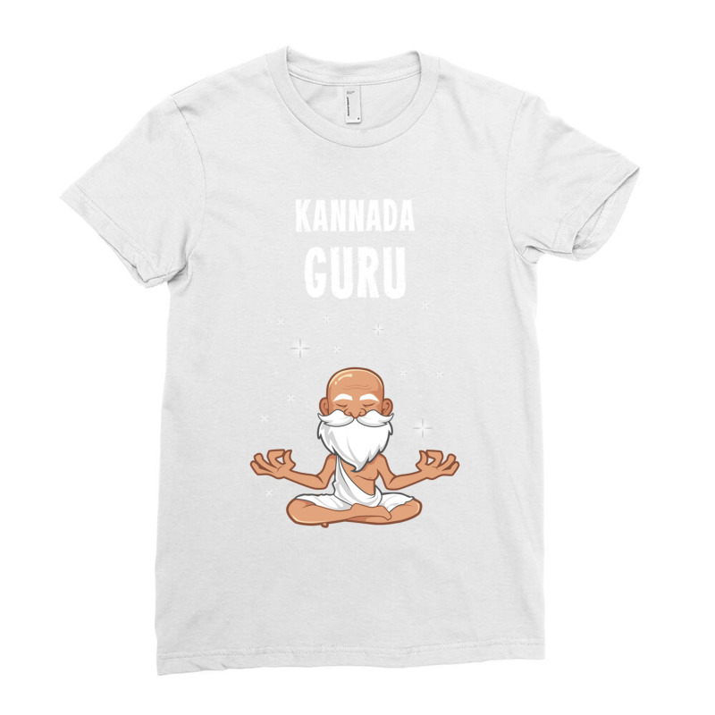 Kannada Guru Ladies Fitted T-Shirt by cm-arts | Artistshot